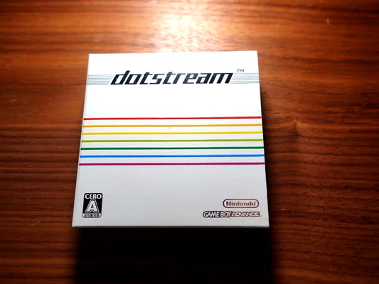 GBAbit Generations Dotstream game cartridge showing front label and contacts in clean condition