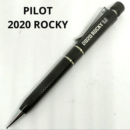 Pilot Fureshure Rocky 2020 black mechanical pencil with 0.5mm lead size shown on a white background