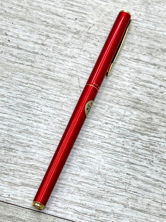 Pilot Laureate Law ballpoint pen with red cap and 0.5mm fine tip in red ink