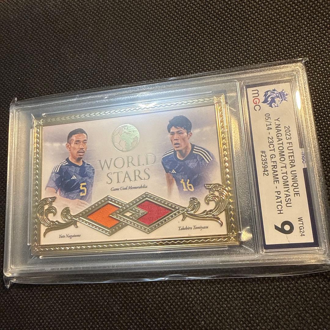 Yuto Nagatomo & Takehiro Tomiyasu Patch Card — Japanese