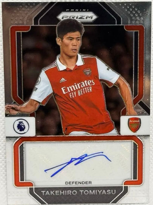Takehiro Tomiyasu (Arsenal Japan National Team) Autograph Card 2022-23 — Japanese