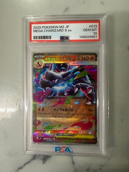 PSA 10 Pokemon Mega Charizard ex — Japanese