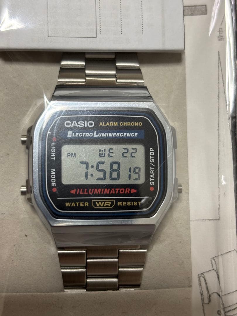 CASIO A168WA-1WDF Digital Men's Watch — Japanese