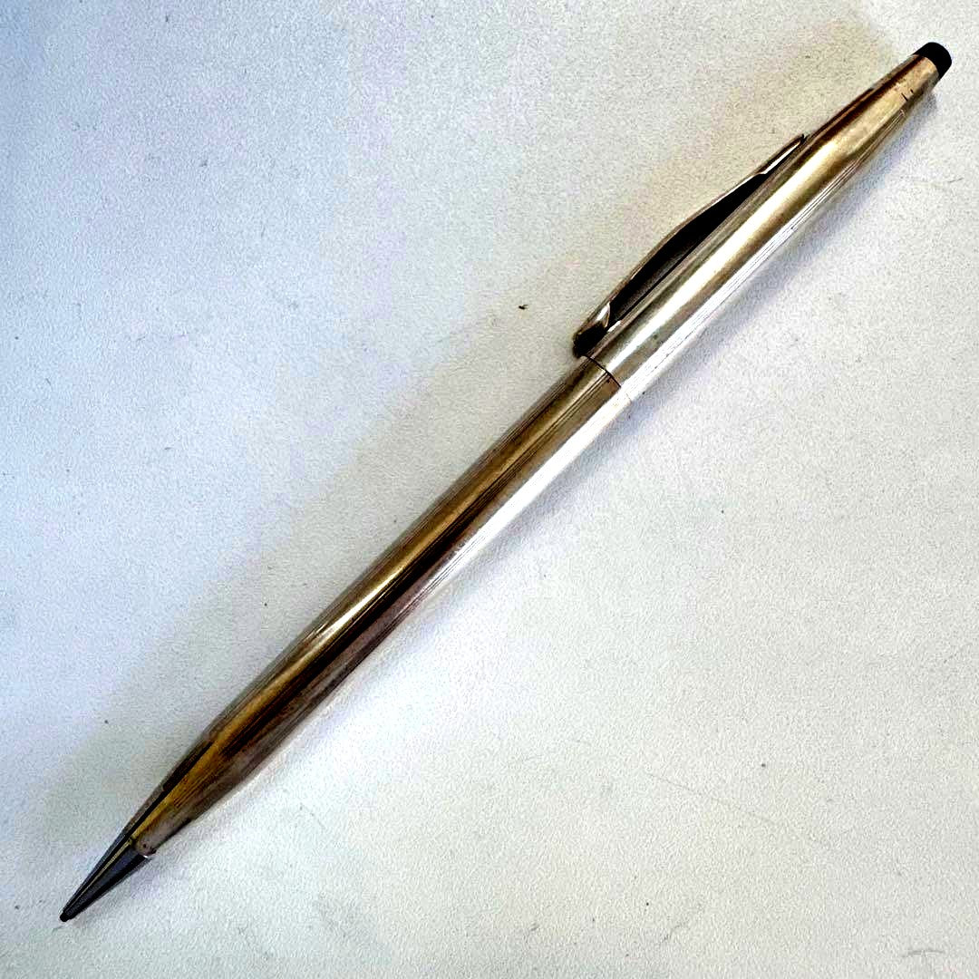 CROSS Classic Century 925 sterling silver mechanical pencil with 0.9mm lead and rotating advance mechanism