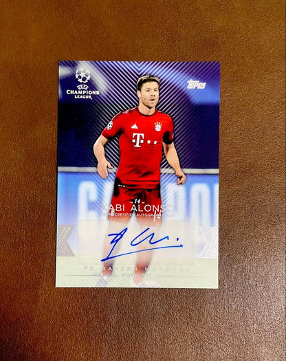 Shavi Alonso Bayern Signed Card — Japanese