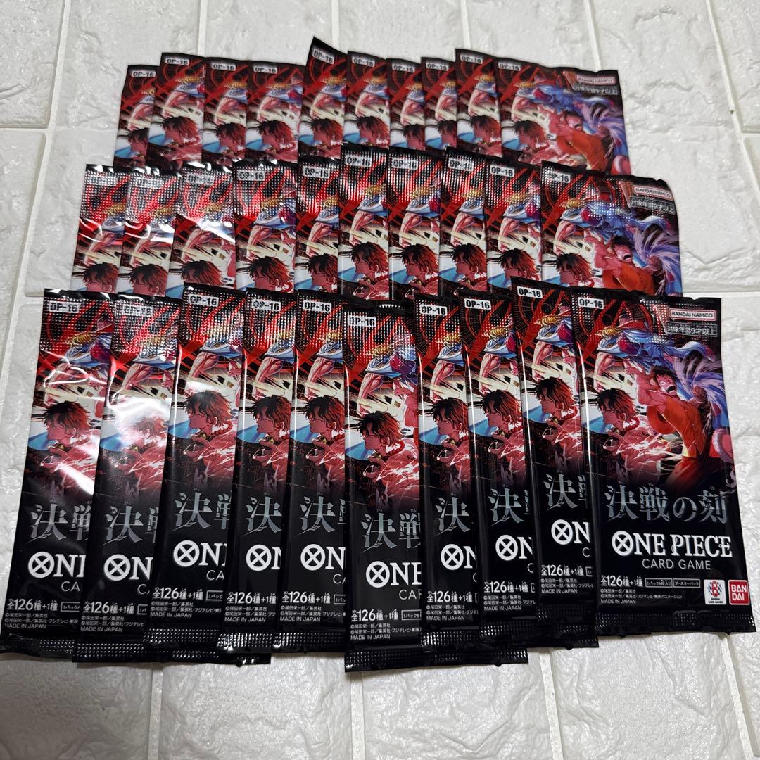 One Piece One Piece Card Game Decisive Battle Moment OP-16 Unopened Pack 30P Pack — OP-16 — Japanese