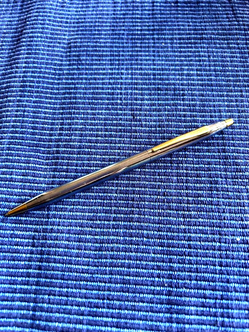 Vintage Cross ballpoint pen Classic Century Medalist from the 1970s with gold trim and black barrel