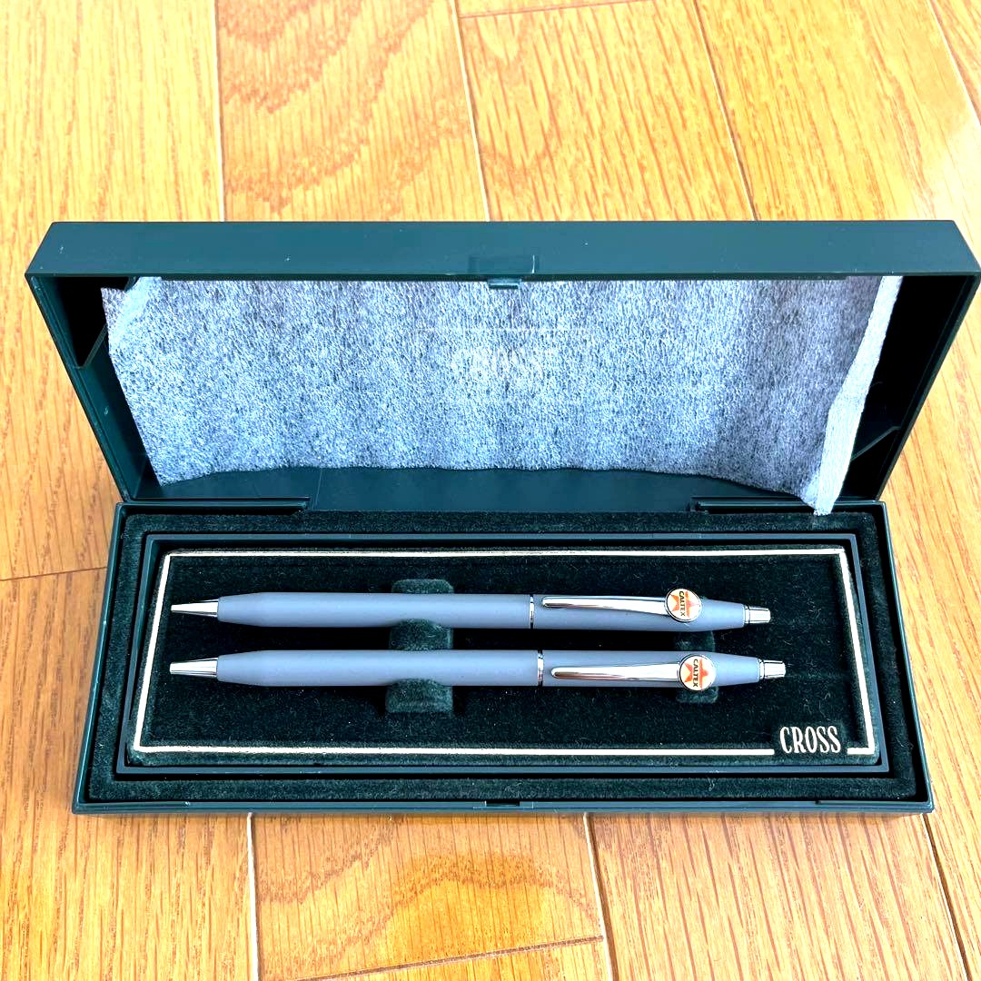 New CROSS Ballpoint Pen No.210105 with Caltex logo, including case and manual