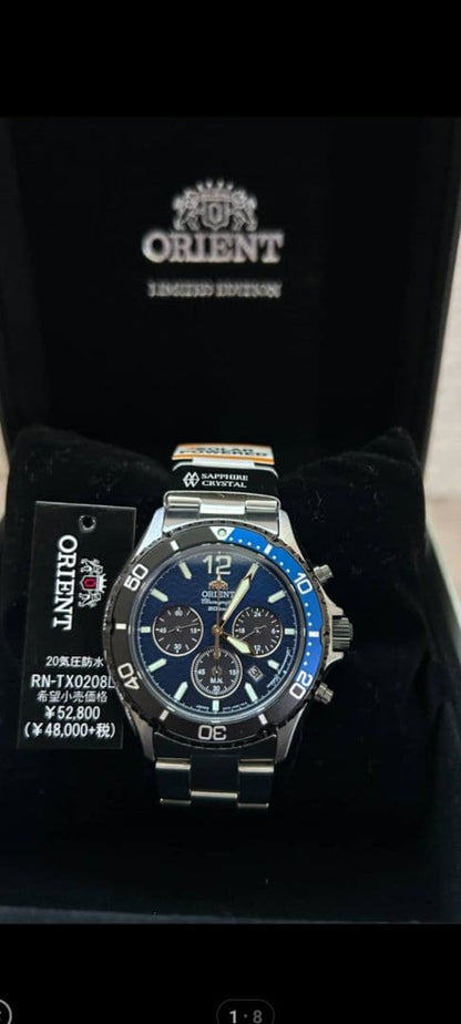 ORIENT RN−TX0208L Solar Men's Watch — Japanese