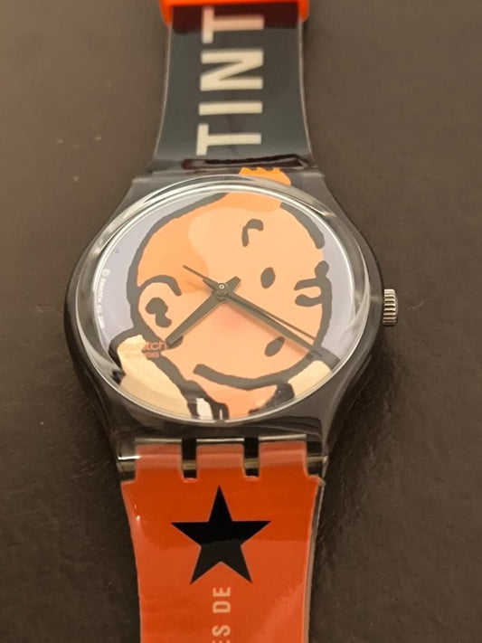 swatch Tin Tin 2004 Quartz Men's — Japanese