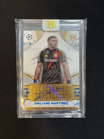 Emiliano Martinez Signed Card — Japanese