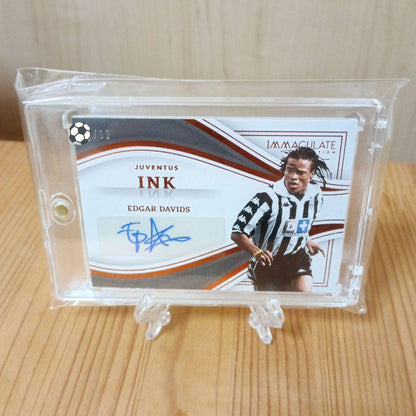 Juventus INK Edgar Davids Sign Card — Japanese