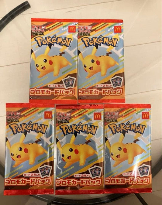Pokemon Unopened Pokémon McDonald's Promo Pack 5-Pack Pack — Japanese