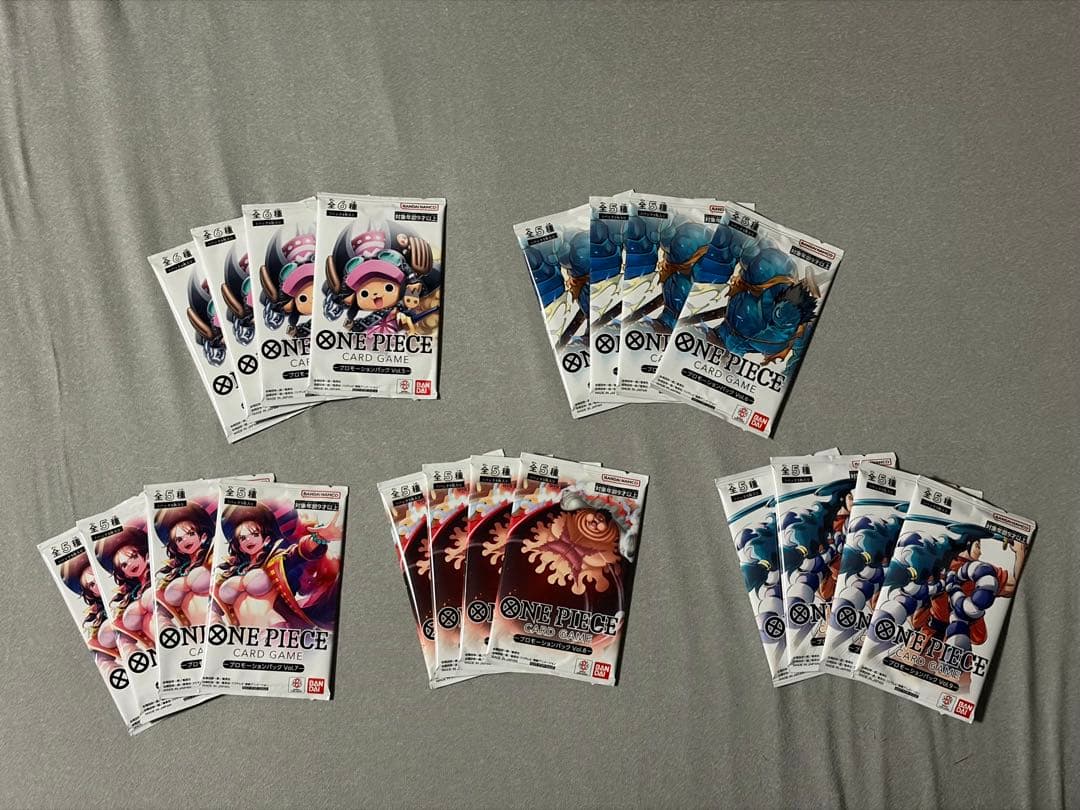 One Piece One Piece Card Game Promo Pack 5 Types × 4 Each All Unopened Pack — Japanese