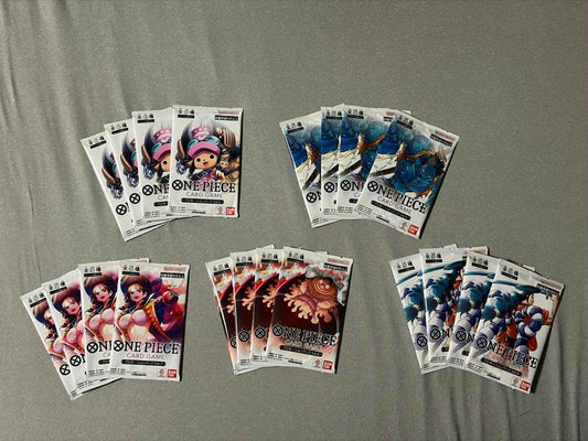 One Piece One Piece Card Game Promo Pack 5 Types × 4 Each All Unopened Pack — Japanese