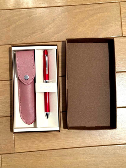 Pilot RiDGE 3+1 multi-function pen with black, red, and blue ballpoint ink and 0.7mm fine tips