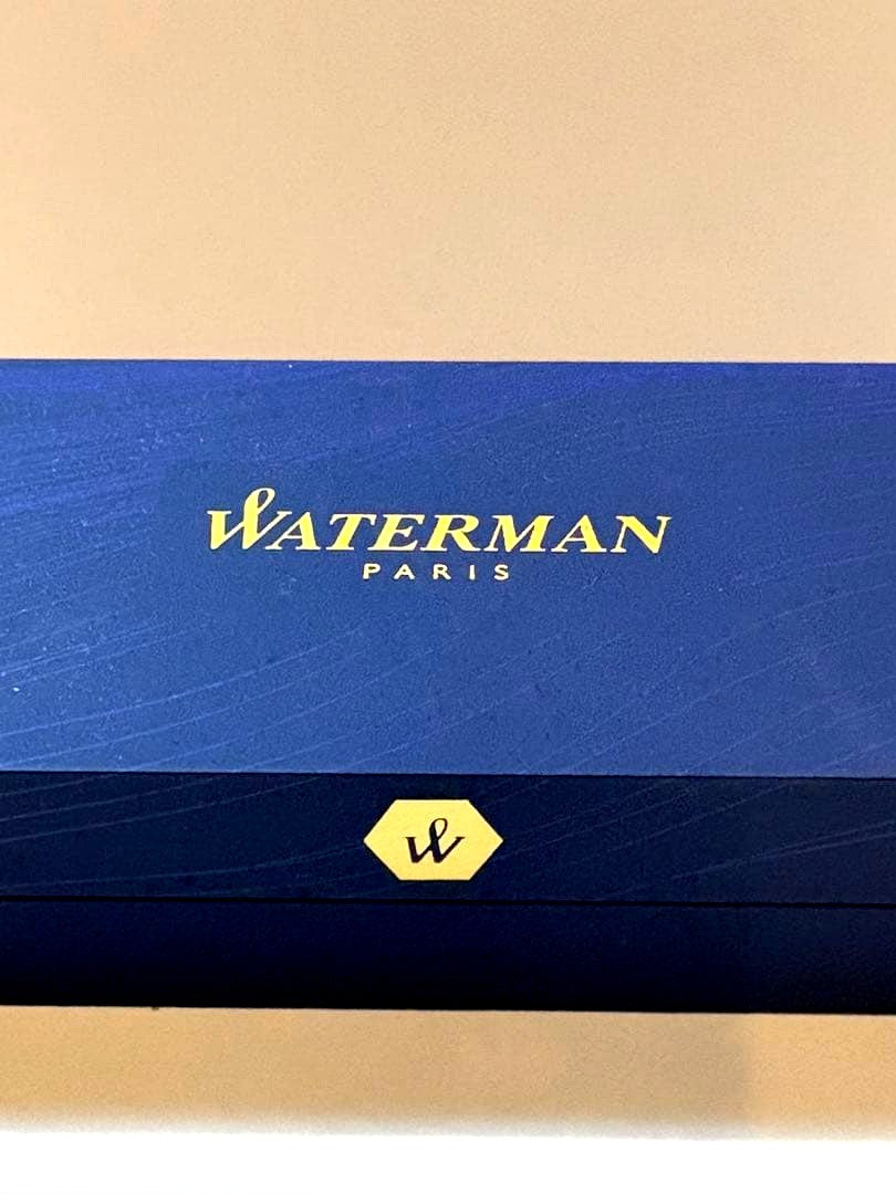 Unused Waterman ballpoint pen Model WATERMAN with sleek black and silver design