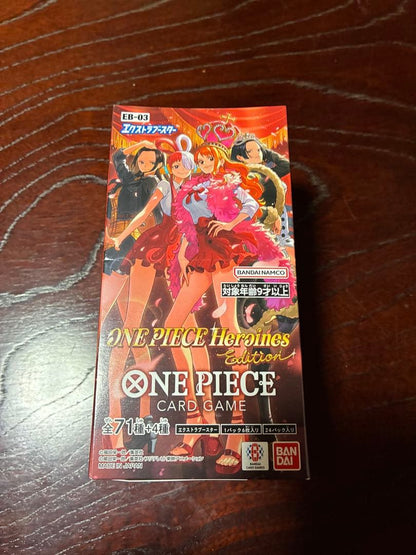 One Piece One Piece Card Héroines Edition Unopened Box with Tape Box L — Japanese