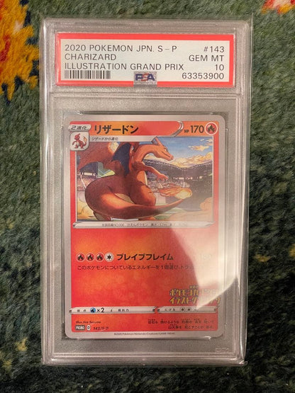 PSA 10 Pokemon Charizard — Japanese