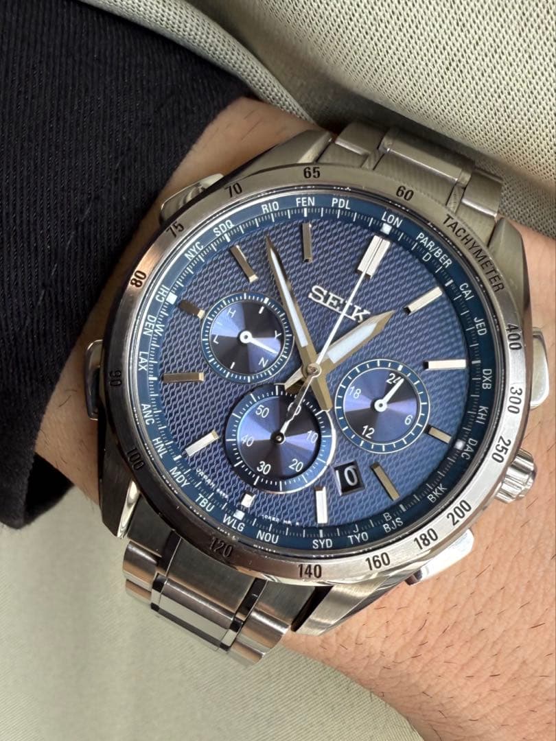 SEIKO BRIGHTZ SBHB017 Solar Men's Watch — Japanese