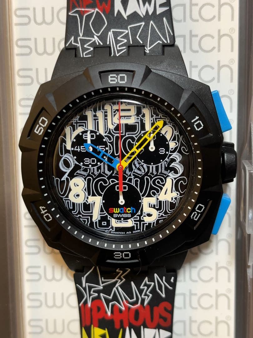 swatch SUIB101 Quartz Men's — Japanese