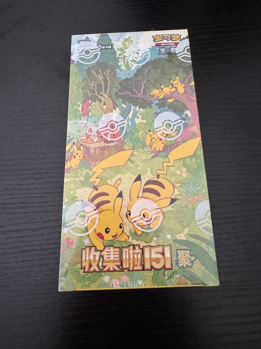Pokemon Pokémon Card Chinese Version "Collection 151 Gather" Unopened 1BOX with Shrink Box — Japanese