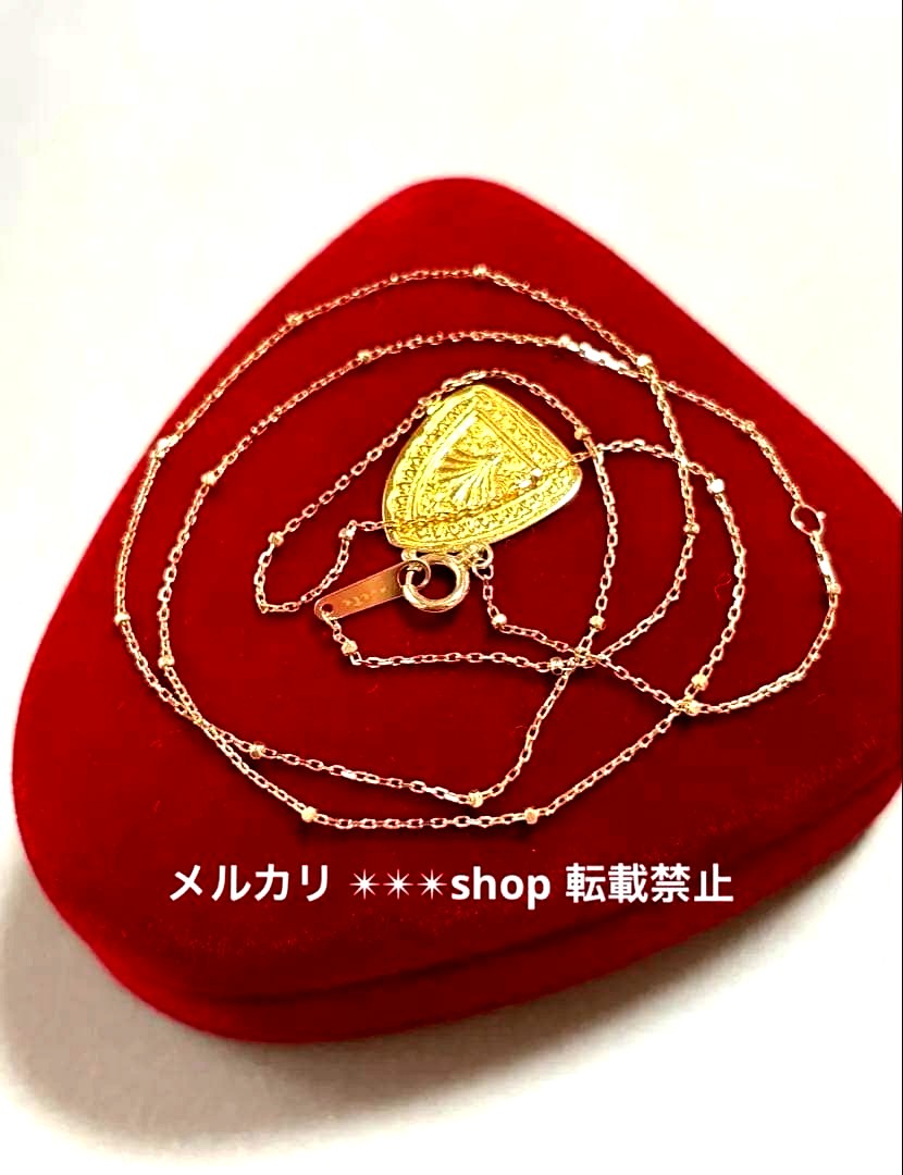 Agat K10 cut parts necklace chain 45 cm in length with sales certificate