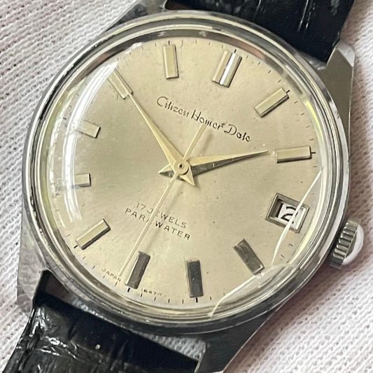 Citizen HOMER DATE 17 JEWELS Manual Men's Watch — Japanese