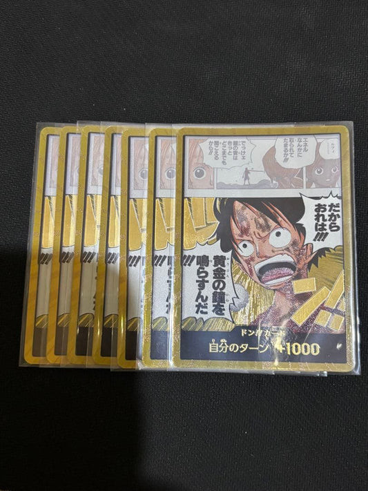 One Piece Don!! Card Gold Don Parallel Sky Island Because I Ring the Bell of Gold — Japanese