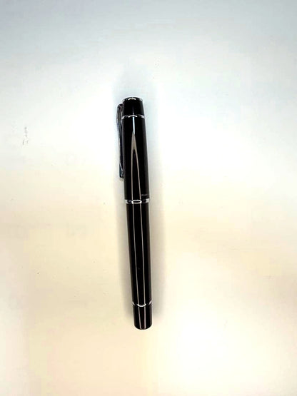 PILOT fountain pen main body in dark brown with dedicated carrying case and spare ink cartridge