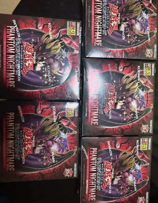 Yu-Gi-Oh Discounted Yu-Gi-Oh! Phantom Nightmare Unopened Box 5-Pack Set Box — Japanese