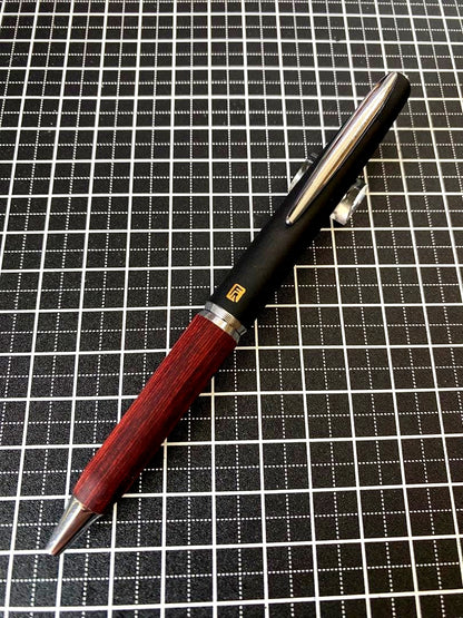 Pilot Fumikaru Nanbu iron ballpoint pen BFU-7SR-NA with black ink, no accessories, made of Nanbu iron
