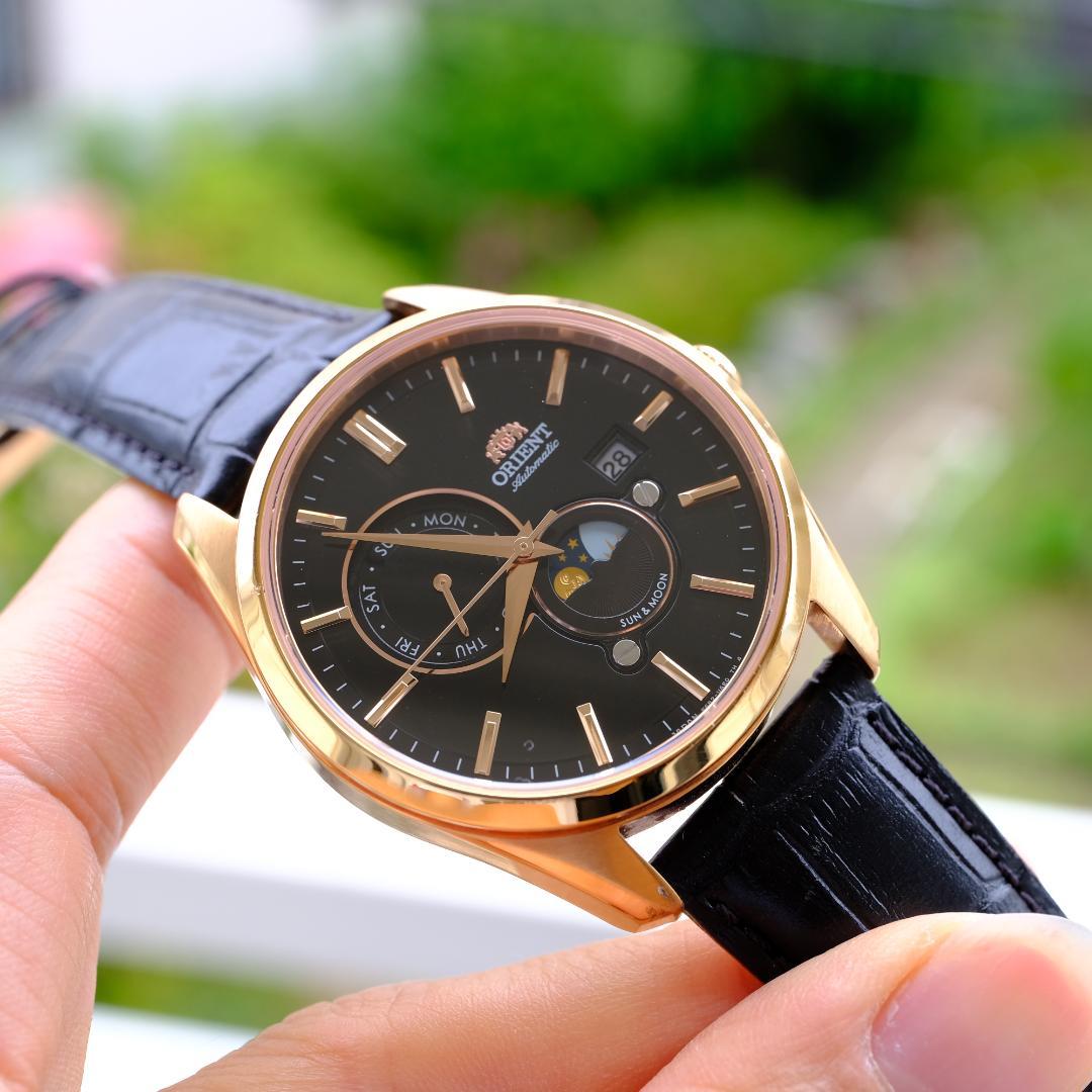 ORIENT Sun Moon GBX-AA0 Automatic Men's Watch — Japanese
