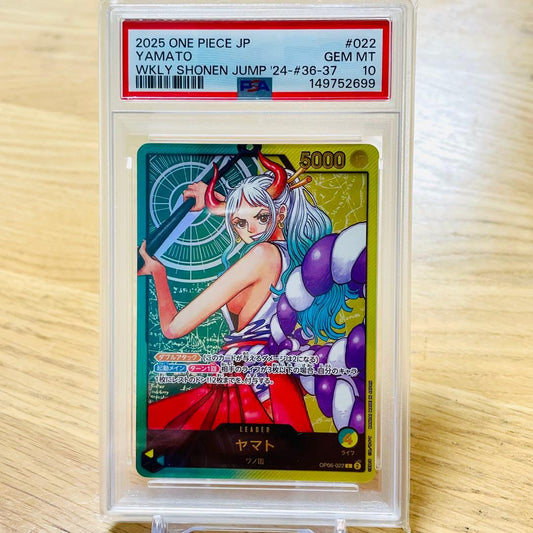 PSA 10 One Piece Yamato — OP06-022 — Japanese