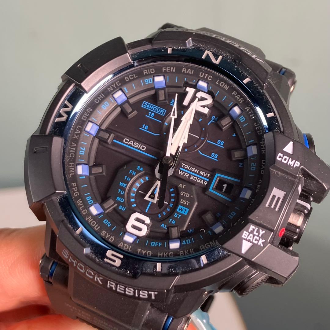 CASIO G-Shock Sky Cockpit GWA1100-1A Solar Men's Watch — Japanese