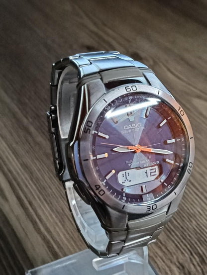 CASIO WVA-M640 Solar Men's Watch — Japanese