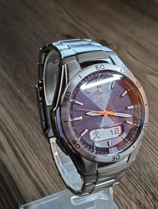 CASIO WVA-M640 Solar Men's Watch — Japanese