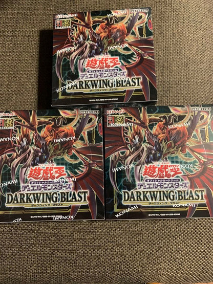 Yu-Gi-Oh Yu-Gi-Oh! Darkwing Blast 3 Box Shrink-wrapped Box — Japanese