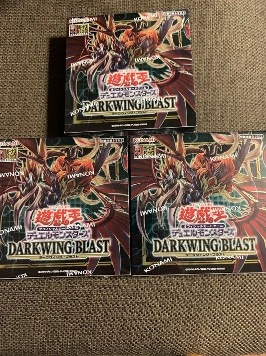 Yu-Gi-Oh Yu-Gi-Oh! Darkwing Blast 3 Box Shrink-wrapped Box — Japanese