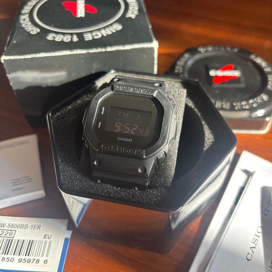 CASIO DW-5600BB-1ER Digital Men's Watch — Japanese
