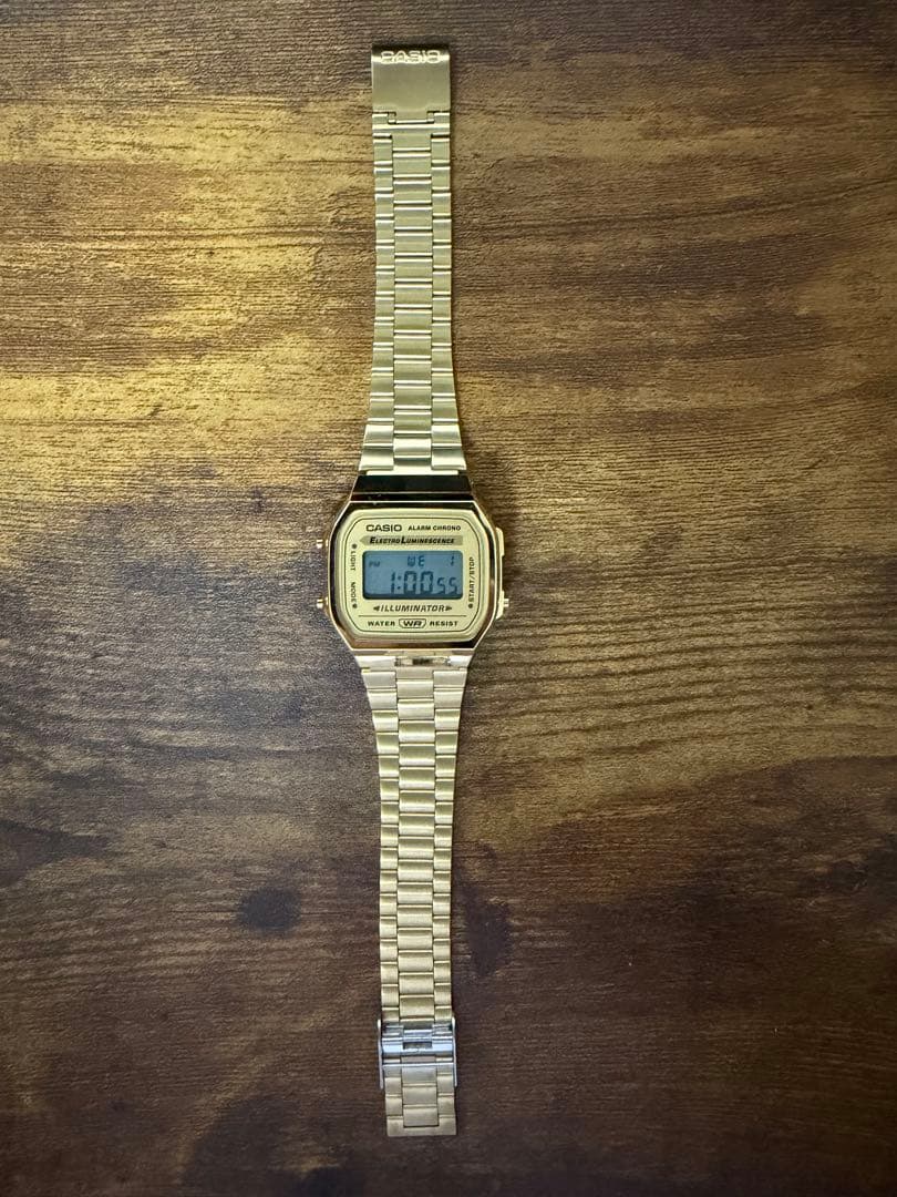 CASIO A168WG-9W Digital Men's Watch — Japanese