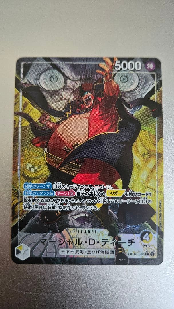 One Piece Marshall D. Teach L — Japanese