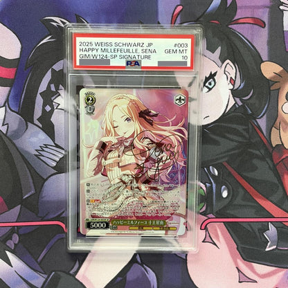 PSA 10 Weiss Schwarz Weiß Schwarz PSA 10 Happy Mille-feuille Tenousei Minami SP Gakumasus Akamatsu Ma — Japanese
