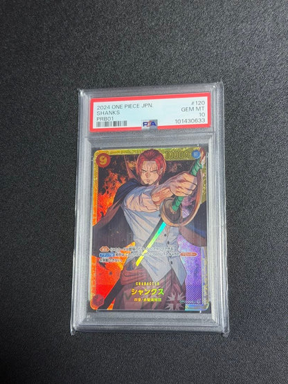 PSA 10 One Piece Shanks SEC — OP01-120 — Japanese