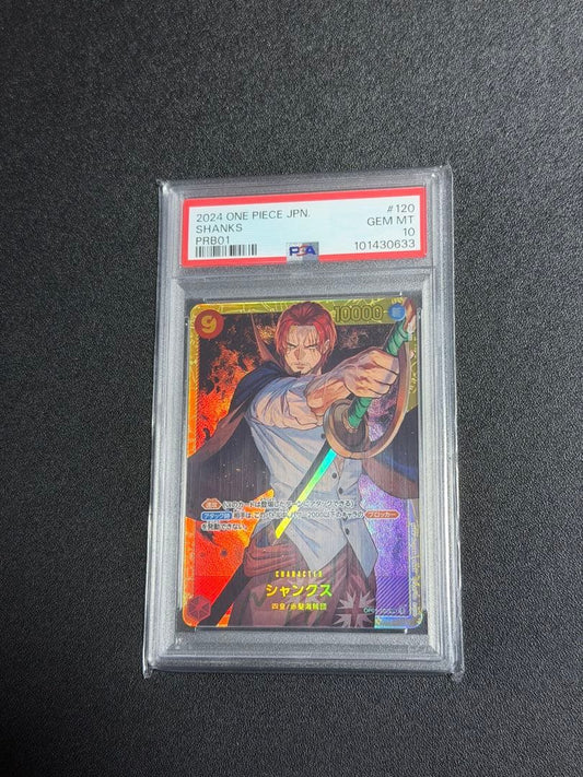 PSA 10 One Piece Shanks SEC — OP01-120 — Japanese