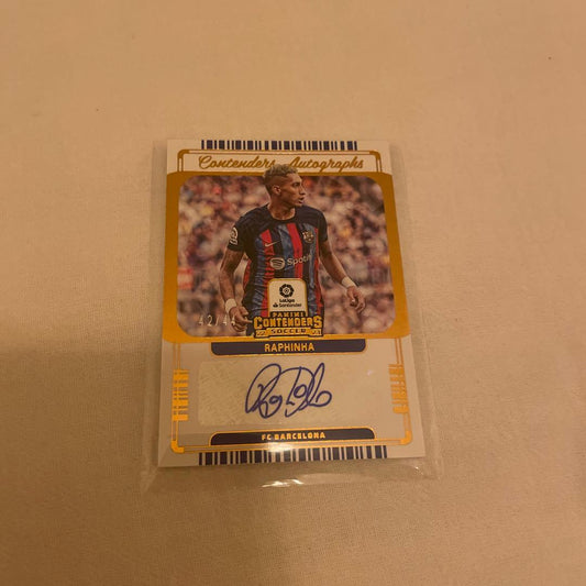 Lafinha Autographed Card Barcelona — Japanese