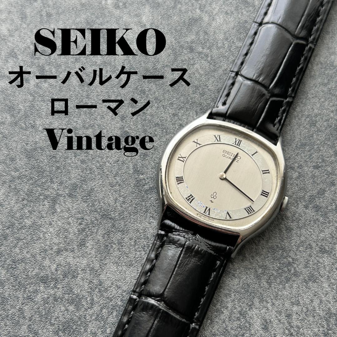 SEIKO 70sSEIKO Roman Silver Quartz Men's Watch — Japanese