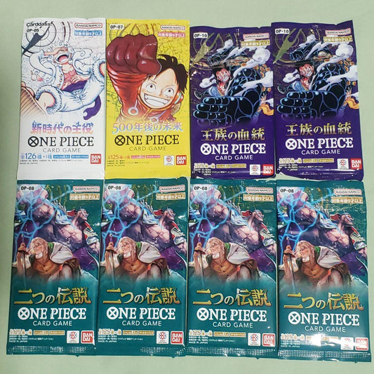One Piece One Piece Card Unopened Pack Bundle Pack — Japanese