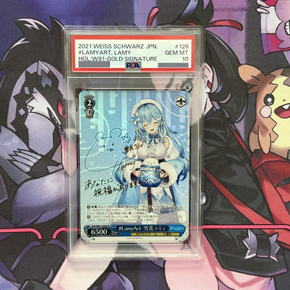 PSA 10 Pokemon Lamy Art Snowflake Lamy SP Hololive — Japanese