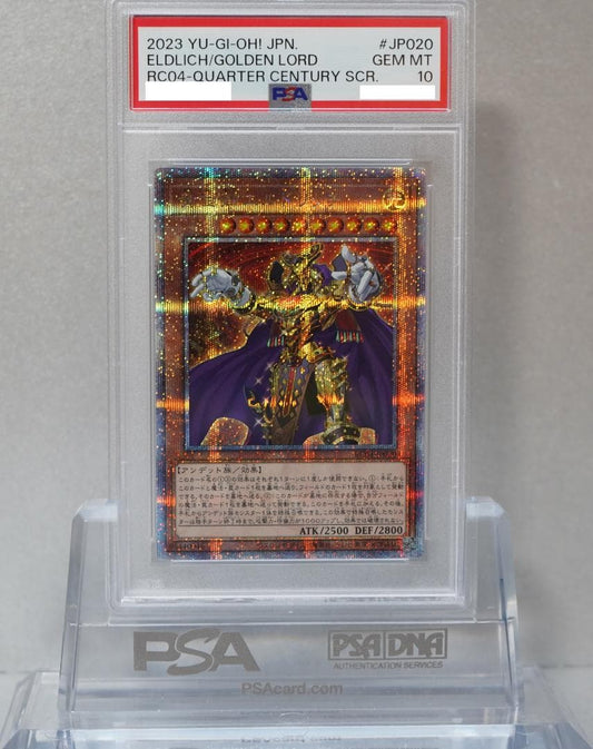 PSA 10 Yu-Gi-Oh Eldlich the Golden Lord — Japanese